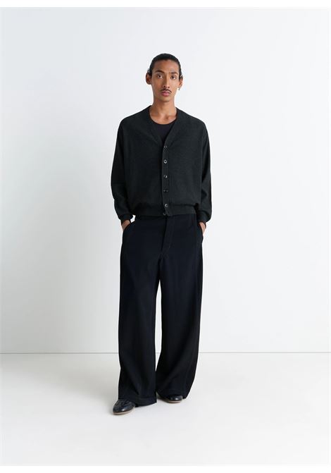 relaxed twisted cardigan woman anthracite LEMAIRE | TO1082 LK087BK966